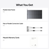 image:imageBLUETTI 350W Solar Panel for Solar Generator AC70 AC180 AC240 AC200L Elite 200 V2 AC300ampB300K AC500ampB300K Foldable Solar Charger for RV Camping Power OutageBLUETTI 100W flexible solar panel  2
