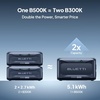 image:imageBLUETTI B500K Expansion Battery for AC200L AC300 AC500 AC200MAX Portable Power Station 5120Wh LiFePO4 Battery Pack Solar Generator for Home Emergency OffGrid Expansion Cable P090A Included