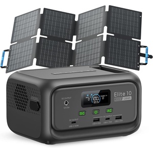 image:imageBLUETTI Elite 10 Mini Portable Power Station 128Wh LiFePO4 Battery with 200W AC Outlet FlightApproved Power Bank for Travel Fast Recharge Solar Generator for Camping amp Outage Emergency BackupBLUETTI Elite 10 Grey60W