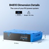 image:imageBLUETTI 128V 100Ah LiFePO4 Lithium Battery with Bluetooth 1280Wh Trolling Motor Battery with Buitin 300A BMS SelfHeating 6000 Cycle IP65 Waterproof amp Dustproof Long Lifespan for RV OffGridBLUETTI B4810 Battery