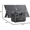 image:imageBLUETTI AC70 Solar Generator with 200W Solar Panel Ships Separately 768Wh Portable Power Station with 2 1000W Power Lifting 2000W AC Outlets 080 in 45 Min LFP Backup Power for Camping TravelBLUETTI AC70100W Solar Panel