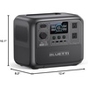 image:imageBLUETTI AC70 Solar Generator with 200W Solar Panel Ships Separately 768Wh Portable Power Station with 2 1000W Power Lifting 2000W AC Outlets 080 in 45 Min LFP Backup Power for Camping TravelBLUETTI AC70