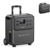 image:imageBLUETTI Elite 400 Solar Generator and Solar Charging Cable 3840Wh LFP Batttery Backup with 2600W AC Outlets High Capacity Portable Power Station with Wheels for Home Backup Outage CampingBLUETTI Elite 400Charger 1