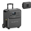 image:imageBLUETTI Elite 400 Solar Generator and Solar Charging Cable 3840Wh LFP Batttery Backup with 2600W AC Outlets High Capacity Portable Power Station with Wheels for Home Backup Outage CampingBLUETTI Elite 400Charger 2