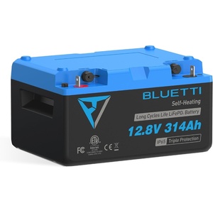 image:imageBLUETTI 128V 100Ah LiFePO4 Lithium Battery with Bluetooth 1280Wh Trolling Motor Battery with Buitin 300A BMS SelfHeating 6000 Cycle IP65 Waterproof amp Dustproof Long Lifespan for RV OffGridBLUETTI B1232 Battery