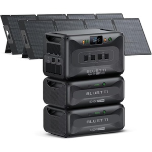image:imageBLUETTI Apex 300 Solar Generator amp B300K with 2 350W Solar Panels 55296Wh LFP Battery Backup with 6 3840W AC Outlets 7680W Surge 120V240V Dual Voltage Ideal for OffGrid Living82kWh