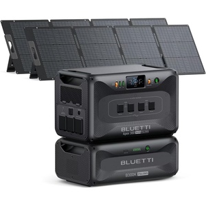 image:imageBLUETTI Apex 300 Solar Generator amp B300K with 2 350W Solar Panels 55296Wh LFP Battery Backup with 6 3840W AC Outlets 7680W Surge 120V240V Dual Voltage Ideal for OffGrid Living55kWh