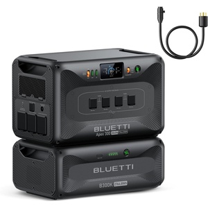 image:imageBLUETTI B300K 27648Wh LiFePO4 Battery Pack for Portable Power Station Apex 300 Only Extra Battery for Home Emergency Road TripBLUETTI Apex 300B300KTT30 30A