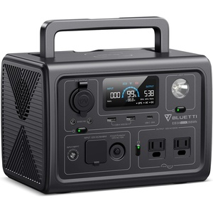 image:imageBLUETTI EB3A Portable Power Station 268Wh Solar Generator LiFePO4 Battery Backup w 2 600W 1200W Surge AC Outlets Recharge from 080 in 30 Min LFP Backup for Outdoor Camping Trip Power OutageBLUETTI EB3A