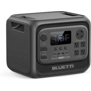 image:imageBLUETTI Elite 300 Portable Power Station with Solar Cable 3014Wh LiFePO4 Battery Backup 2400W Solar Generator 4800W Surge 3kWh Compact Emergency RV Outdoor Power with TT30 RV Port amp 12V30A DCBLUETTI Elite 300 Portable Power Station