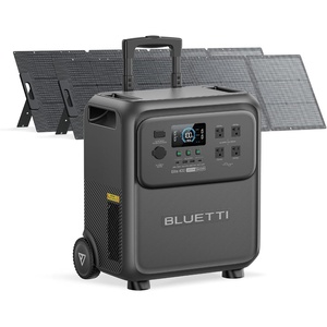 image:imageBLUETTI Elite 400 Solar Generator and Solar Charging Cable 3840Wh LFP Batttery Backup with 2600W AC Outlets High Capacity Portable Power Station with Wheels for Home Backup Outage CampingBLUETTI Elite 4002200W Solar Panels