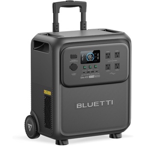 image:imageBLUETTI Elite 400 Solar Generator and Solar Charging Cable 3840Wh LFP Batttery Backup with 2600W AC Outlets High Capacity Portable Power Station with Wheels for Home Backup Outage CampingBLUETTI Elite 400