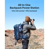 image:imageBLUETTI Handsfree 2 Portable Power Station 512Wh 700W LiFePO4 Backpack Solar Generator with a 60L Backpack All in One Solar Power System for Hiking Photography Travel Solar Panel OptionalBLUETTI Solar Generator Handsfree 2