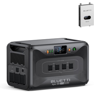 image:imageBLUETTI Apex 300 Portable Power Station with SolarX 4K 27648Wh LFP Battery Backup with 6 3840W AC Outlets 7680W Surge Simultaneous 120V240V Output amp Black Start for RV Home and OffGrid LivingBLUETTI Apex 300SolarX 4K