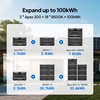 image:imageBLUETTI B300K with P090A Long Cable 27648Wh LiFePO4 Battery Pack for Portable Power Station Apex 300AC300AC200L Extra Battery for Home Emergency Road TripBLUETTI B500K for AC300AC200L